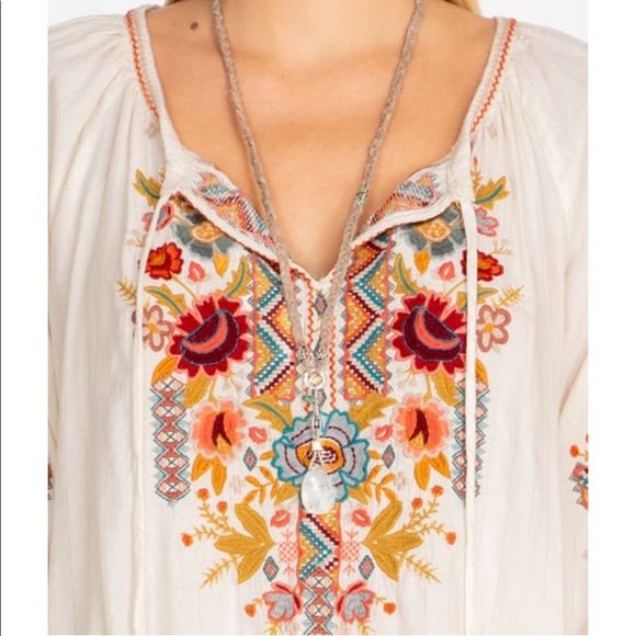 Johnny Was Clansy Peasant Blouse - Picture 4 of 13